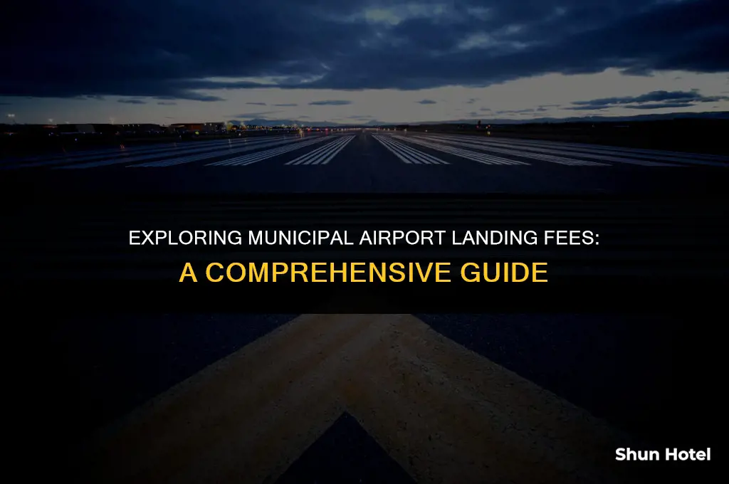 how much is a landing fee at a municipal airport