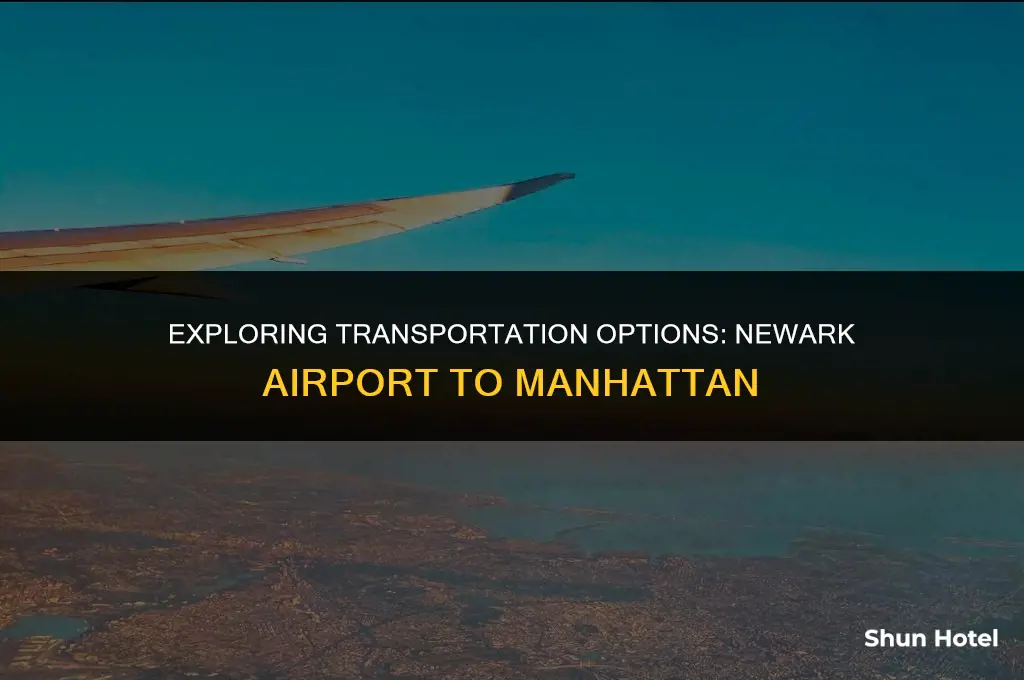 how much is a lyft from newark airport to manhattan
