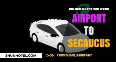 Exploring Transportation Costs: Newark Airport to Secaucus by Lyft