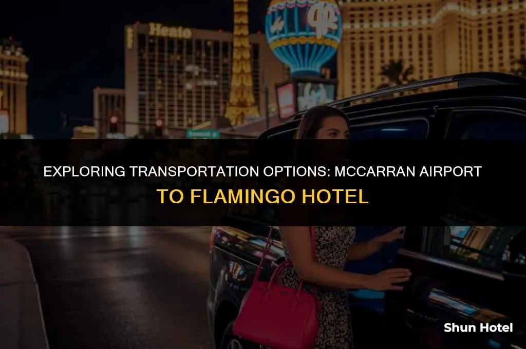 how much is a lyft from.mccarran airport to flamingo hotel