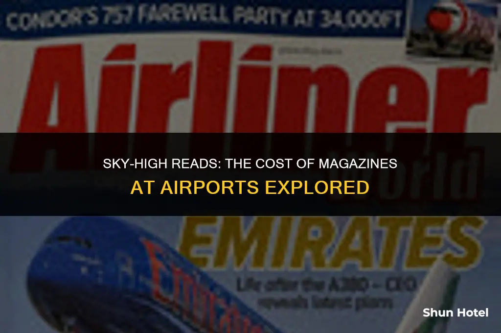 how much is a magazine at an airport