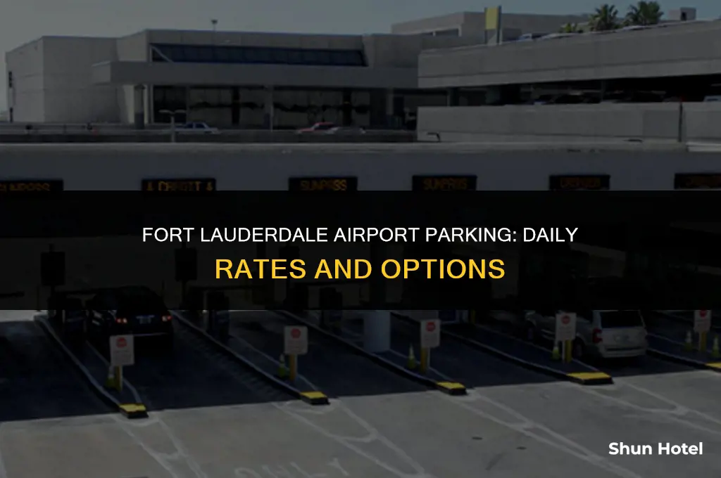 how much is a pakring day at fort lauderdale airport
