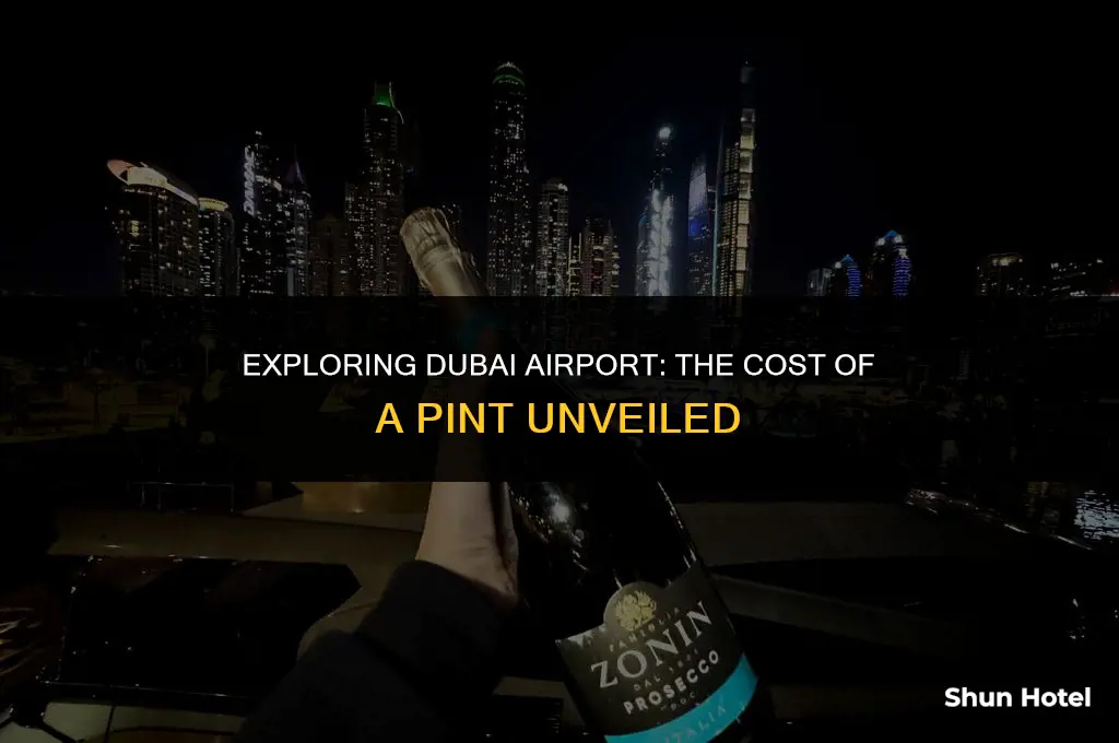 how much is a pint in dubai airport
