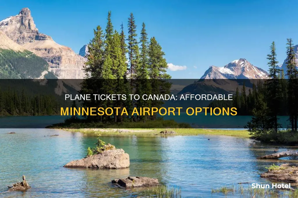 how much is a plane ticket to canada minnesota airport