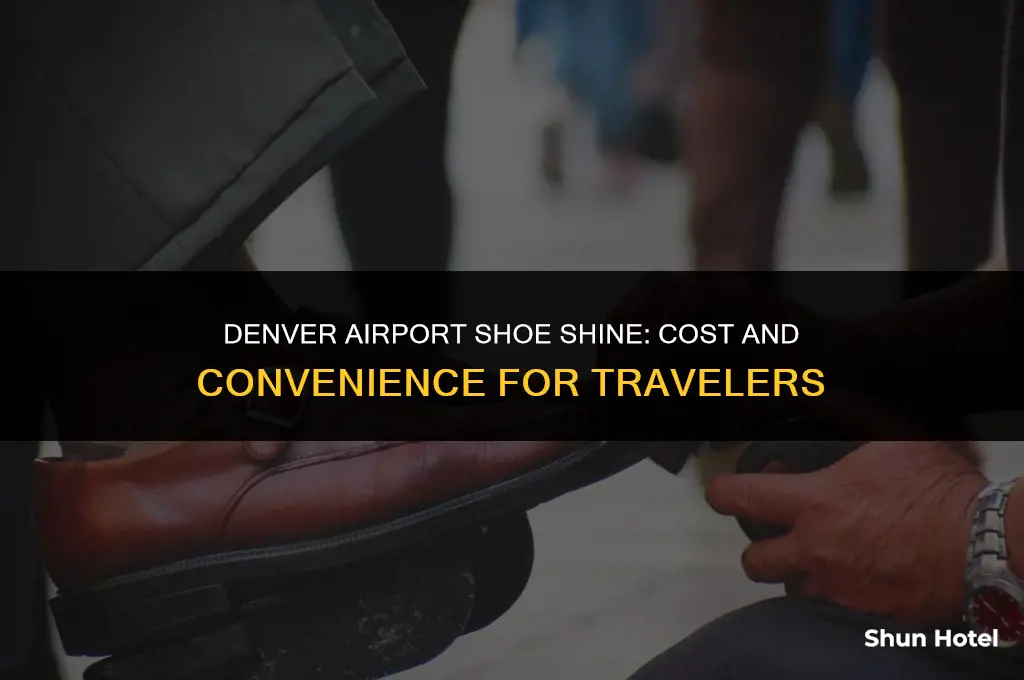 how much is a shoe shine at denver airport