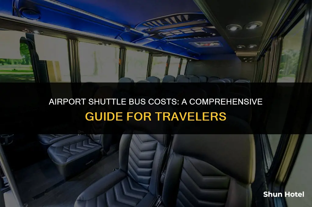 how much is a shuttle bus for airport