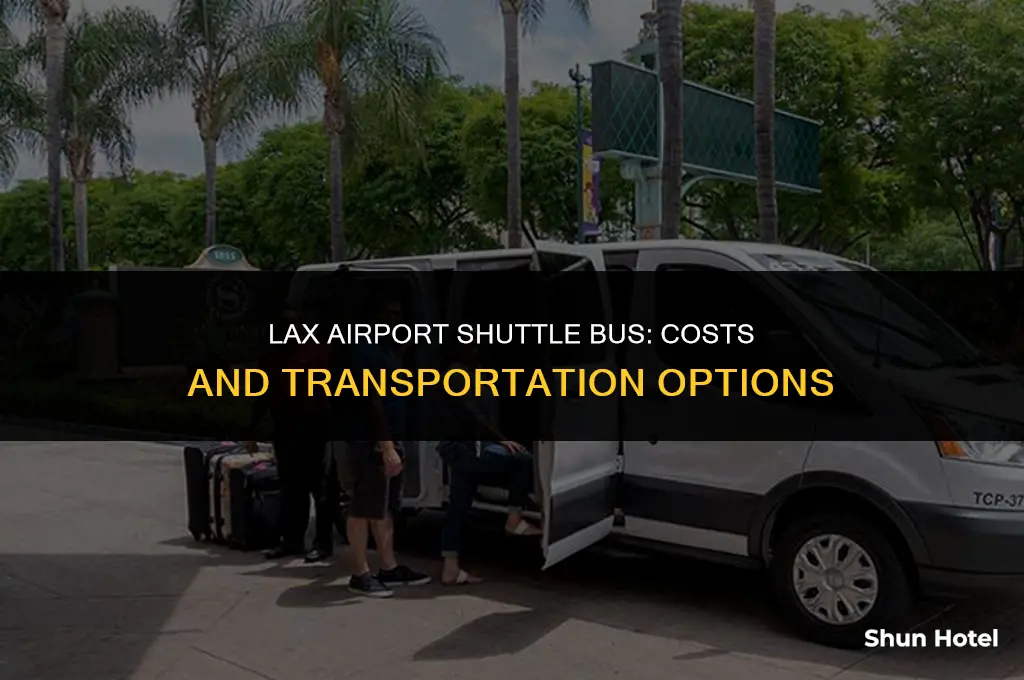 how much is a shuttle bus for lax airport