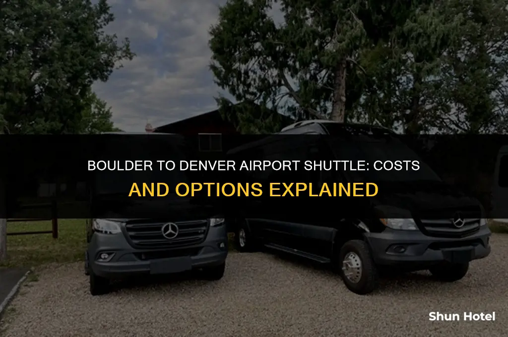 how much is a shuttle from boulder to den airport