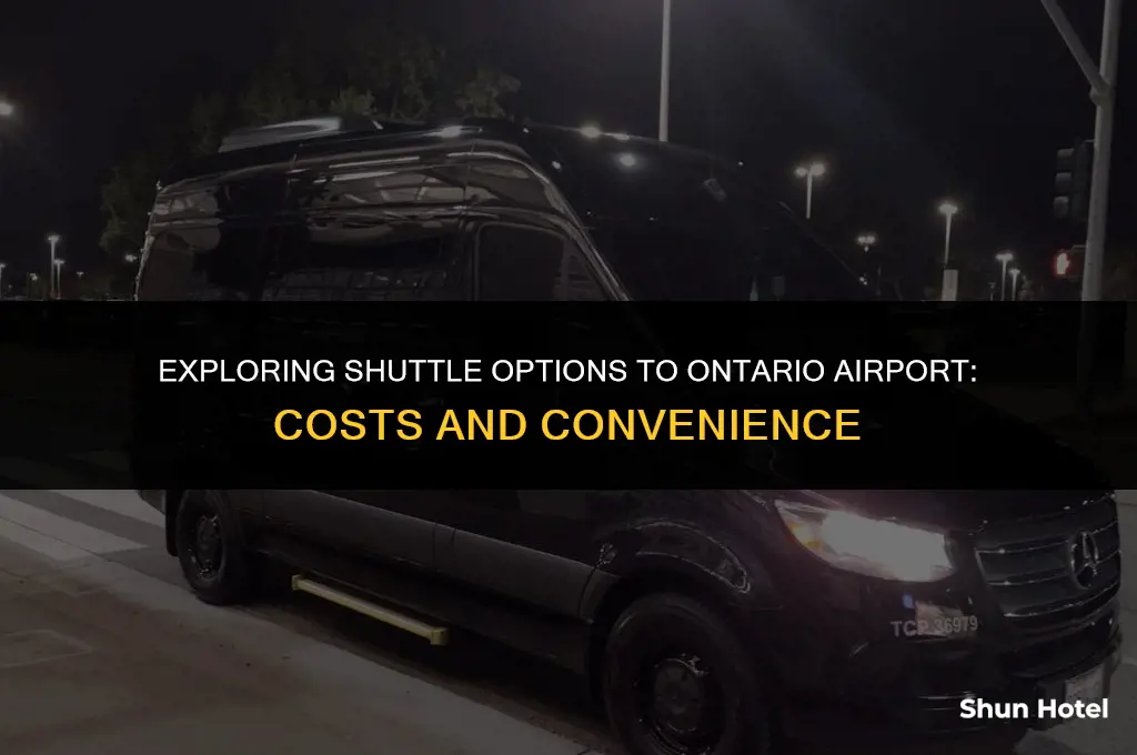 how much is a shuttle to ontario airport