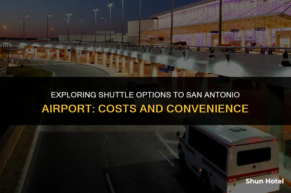 how much is a sjuttle to san antonio airport
