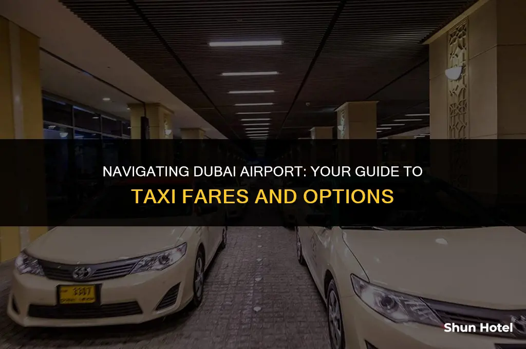 how much is a taxi at dubai airport