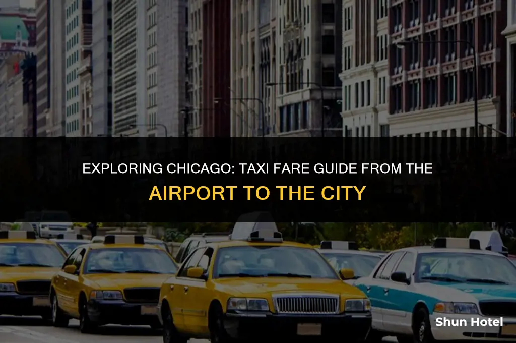 how much is a taxi from airport in chicago