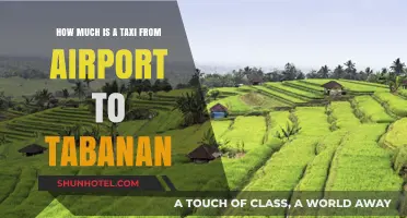 Bali Travel Guide: Taxi Fare from Airport to Tabanan