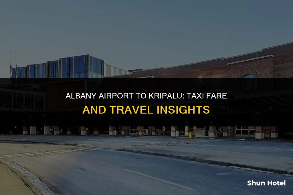 how much is a taxi from albany airport to kripalu