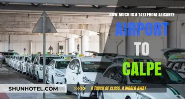 Alicante Airport to Calpe: Taxi Fare Guide