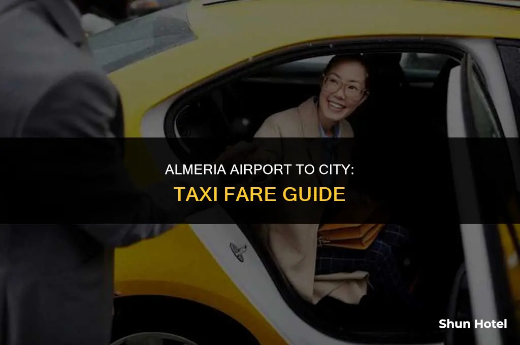 how much is a taxi from almeria airport to almeria