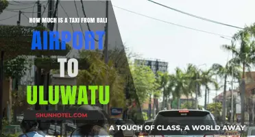 Bali Airport to Uluwatu: Taxi Fare Guide