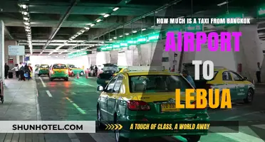 Exploring Bangkok: Taxi Fare from Airport to Lebua Revealed