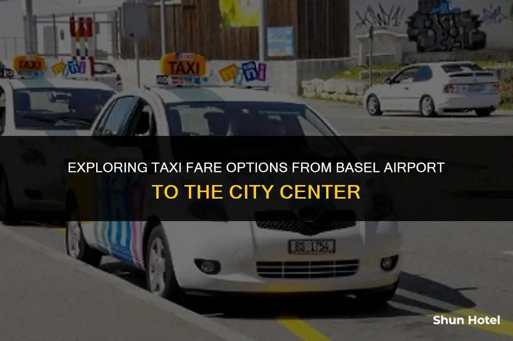 how much is a taxi from basel airport to basel