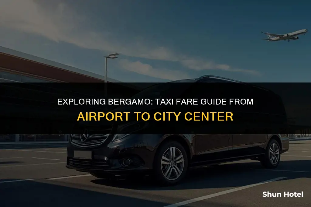 how much is a taxi from bergamo airport to bergamo