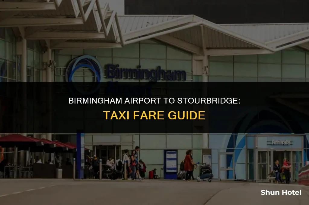 how much is a taxi from birmingham airport to stourbridge
