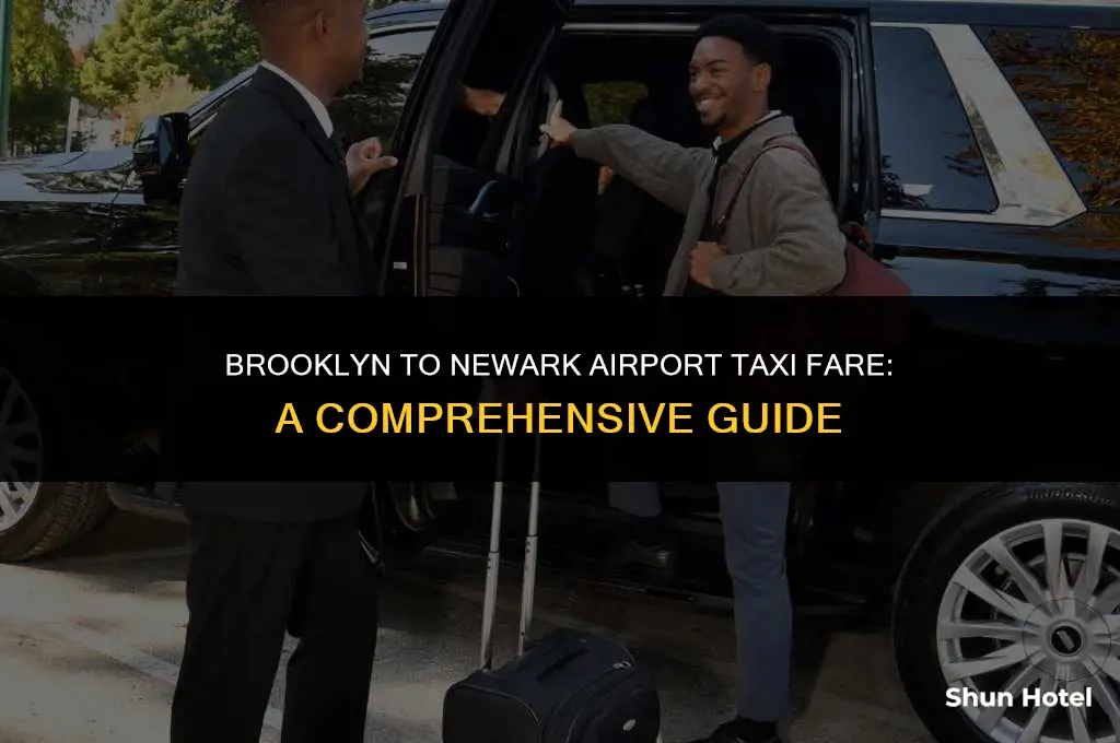 how much is a taxi from brooklyn to newark airport