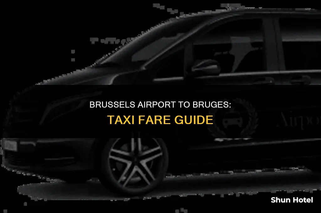 how much is a taxi from brussels airport to bruges
