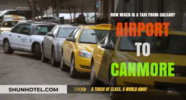 Calgary Airport to Canmore: Taxi Fare Guide