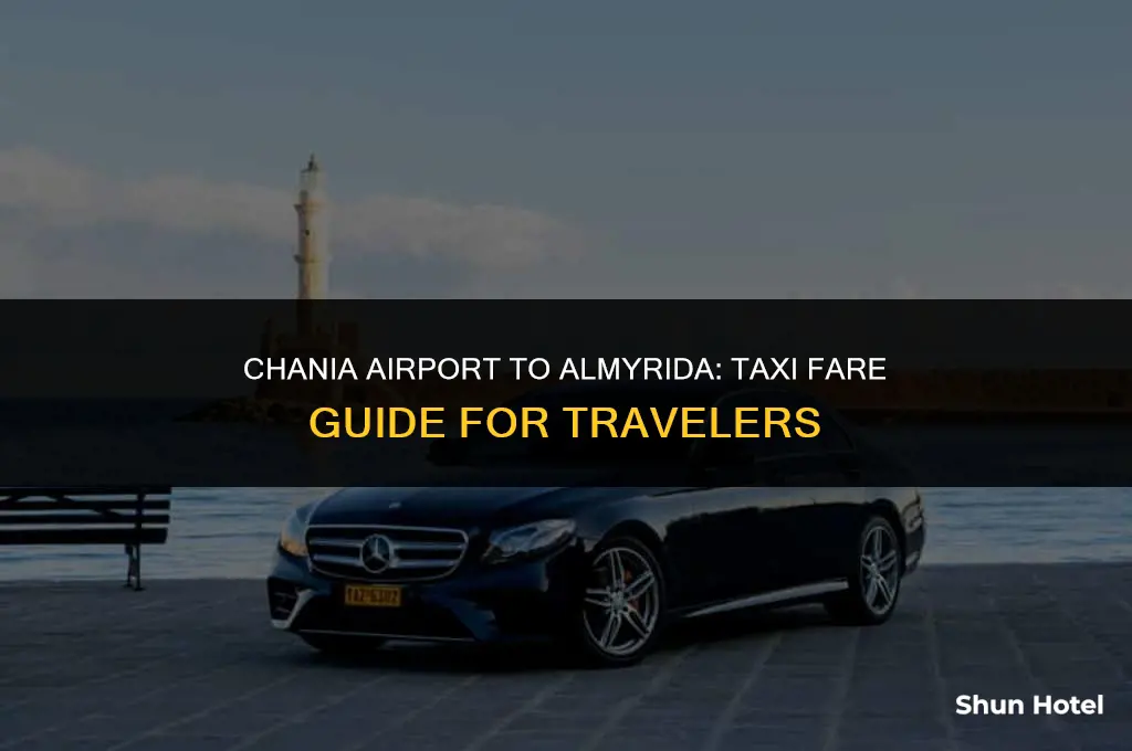 how much is a taxi from chania airport to almyrida