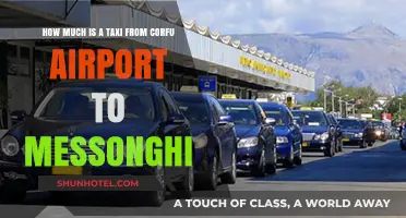 Corfu Airport to Messonghi: Taxi Fare Guide