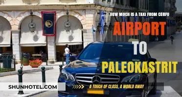Corfu Airport to Paleokastritsa: Taxi Fare Guide