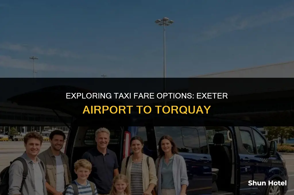 how much is a taxi from exeter airport to torquay