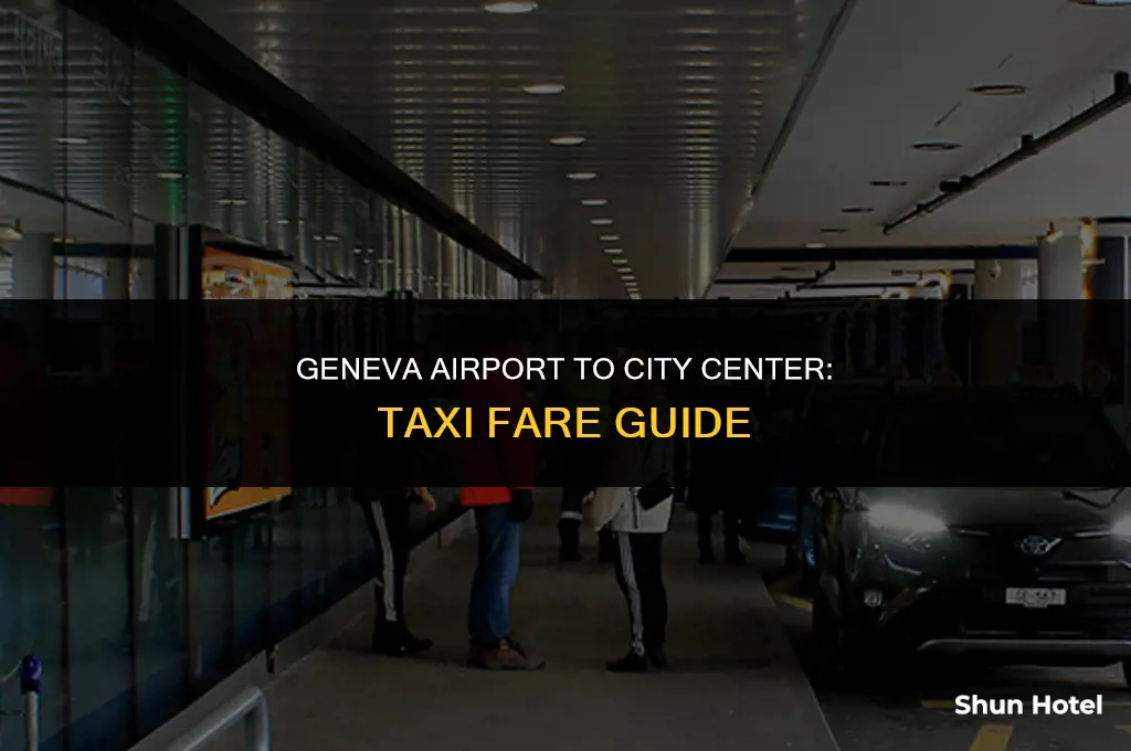 how much is a taxi from geneva airport to geneva
