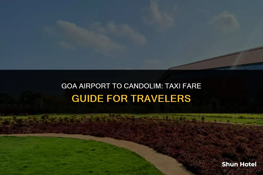 how much is a taxi from goa airport to candolim