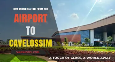 Goa Airport to Cavelossim: Taxi Fare Guide