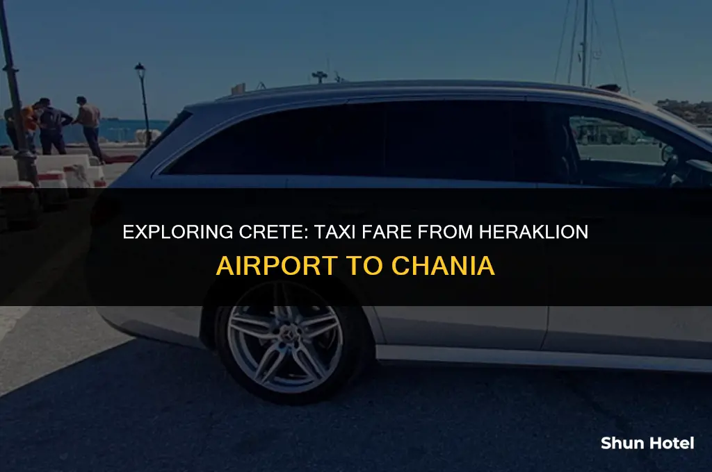 how much is a taxi from heraklion airport to chania