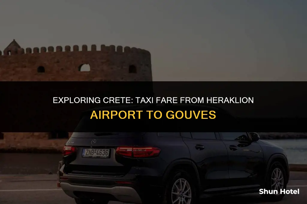 how much is a taxi from heraklion airport to gouves