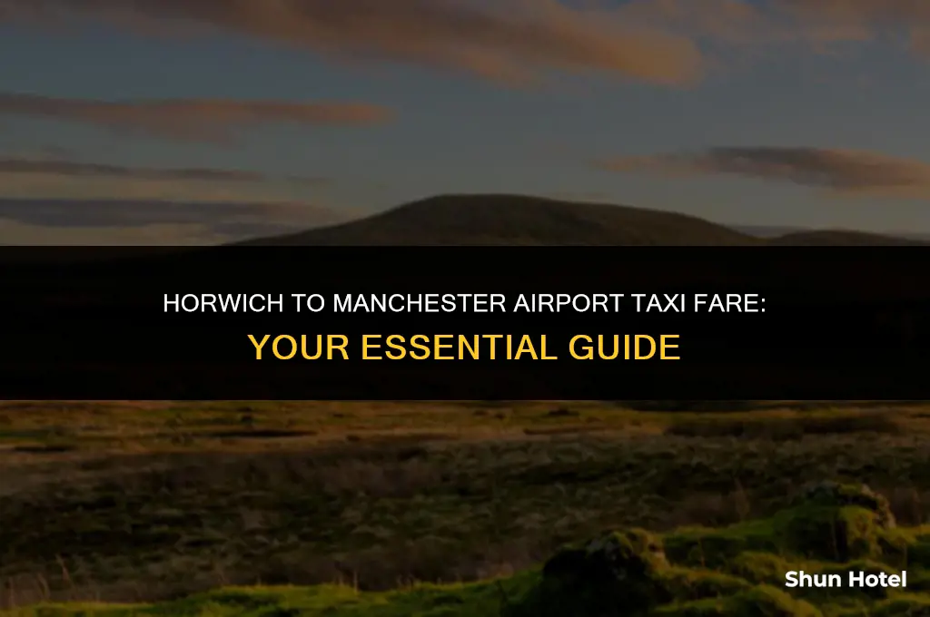 how much is a taxi from horwich to manchester airport