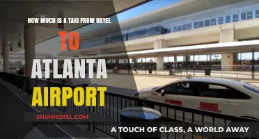 Estimating Taxi Fare from Hotel to Atlanta Airport: A Quick Guide