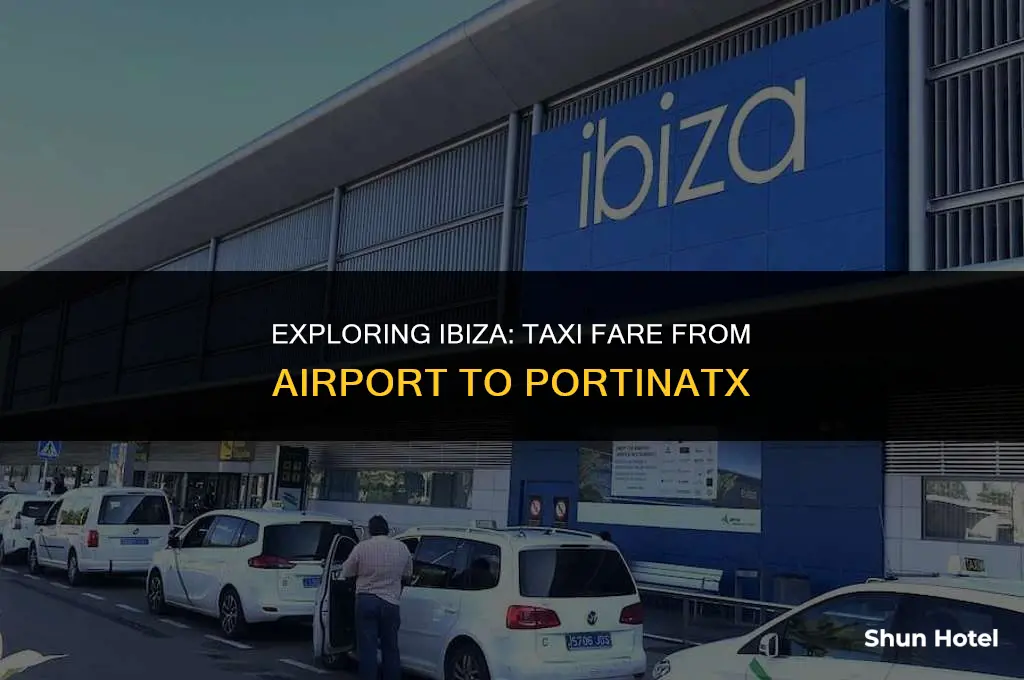 how much is a taxi from ibiza airport to portinatx