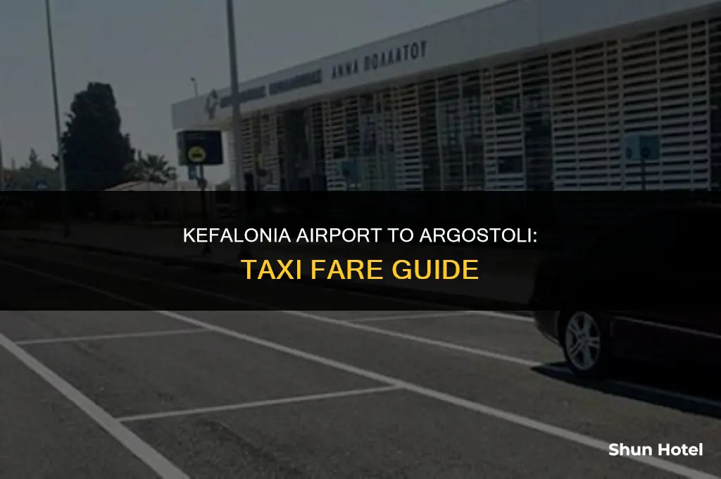 how much is a taxi from kefalonia airport to argostoli