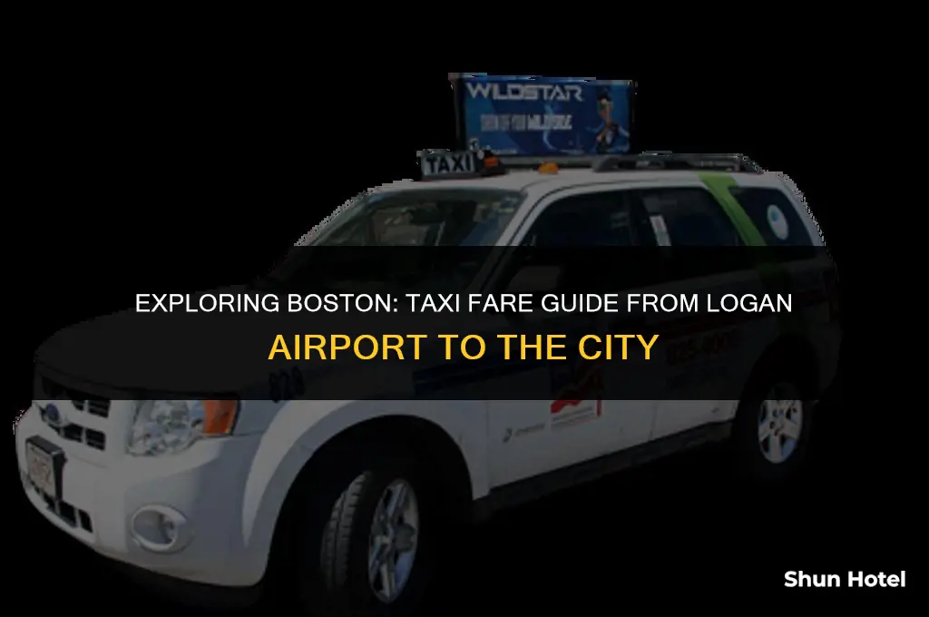 how much is a taxi from logan airport to boston