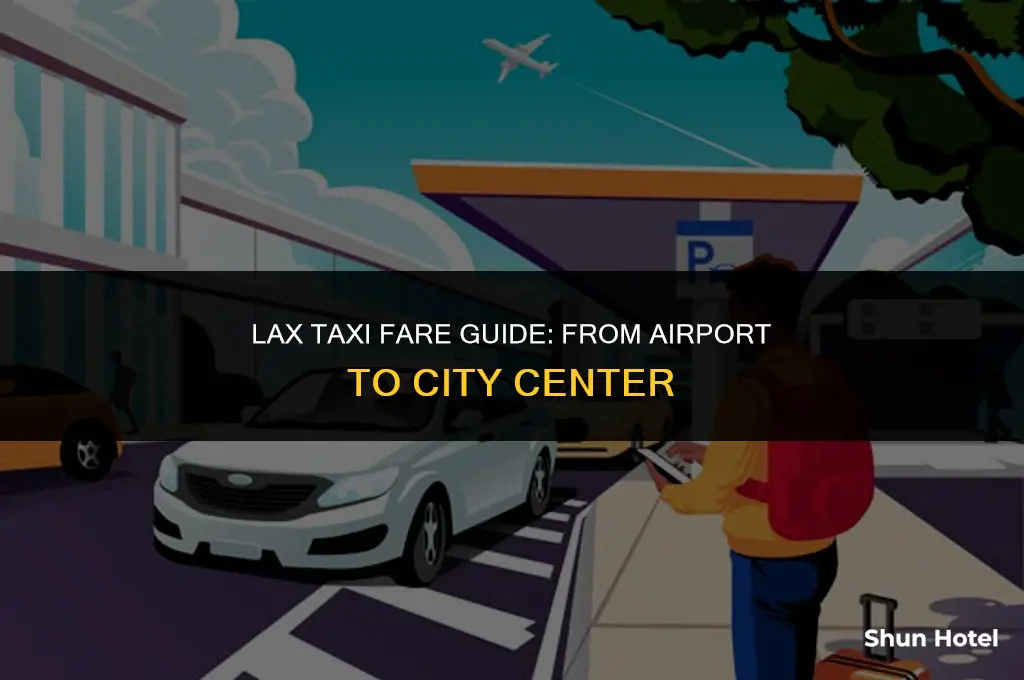 how much is a taxi from los angeles airport