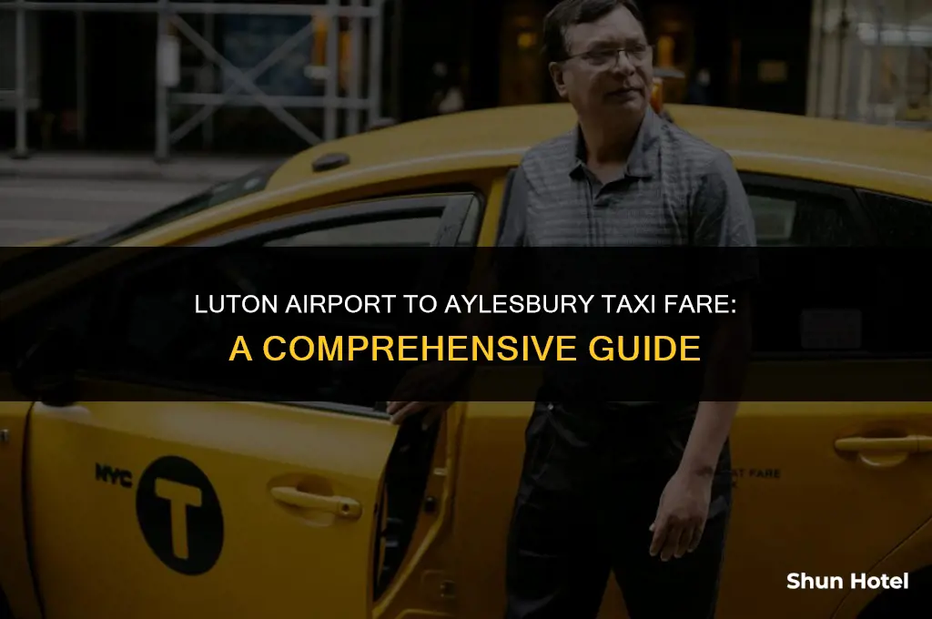 how much is a taxi from luton airport to aylesbury