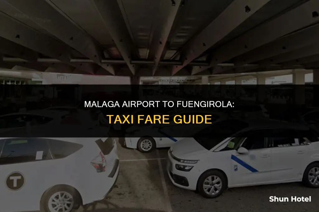 how much is a taxi from malaga airport to fuengirola