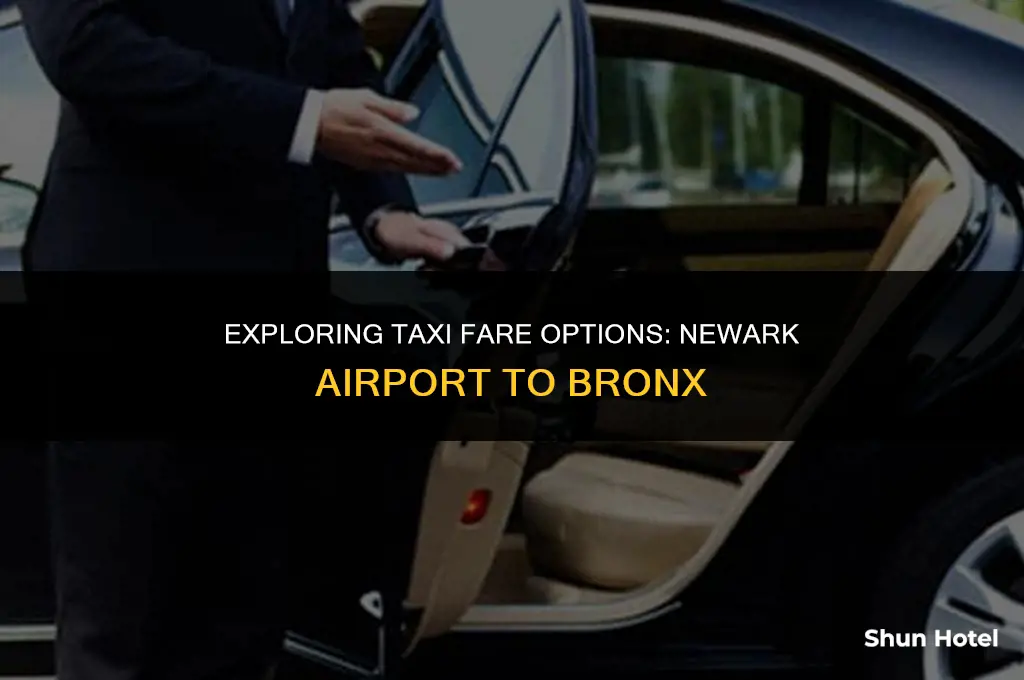 how much is a taxi from newark airport to bronx