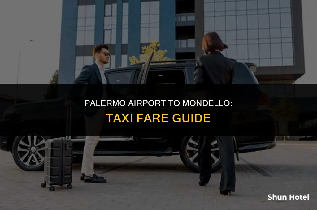 how much is a taxi from palermo airport to mondello