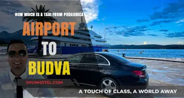 Exploring Montenegro: Taxi Fare from Podgorica Airport to Budva