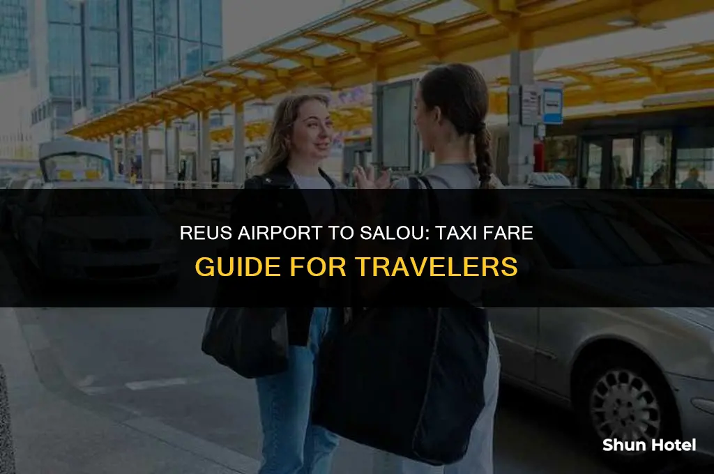 how much is a taxi from reus airport to salou