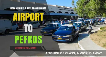 Rhodes Airport to Pefkos: Taxi Fare Guide for Travelers